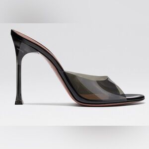 Amina Muaddi Alexa glass slipper